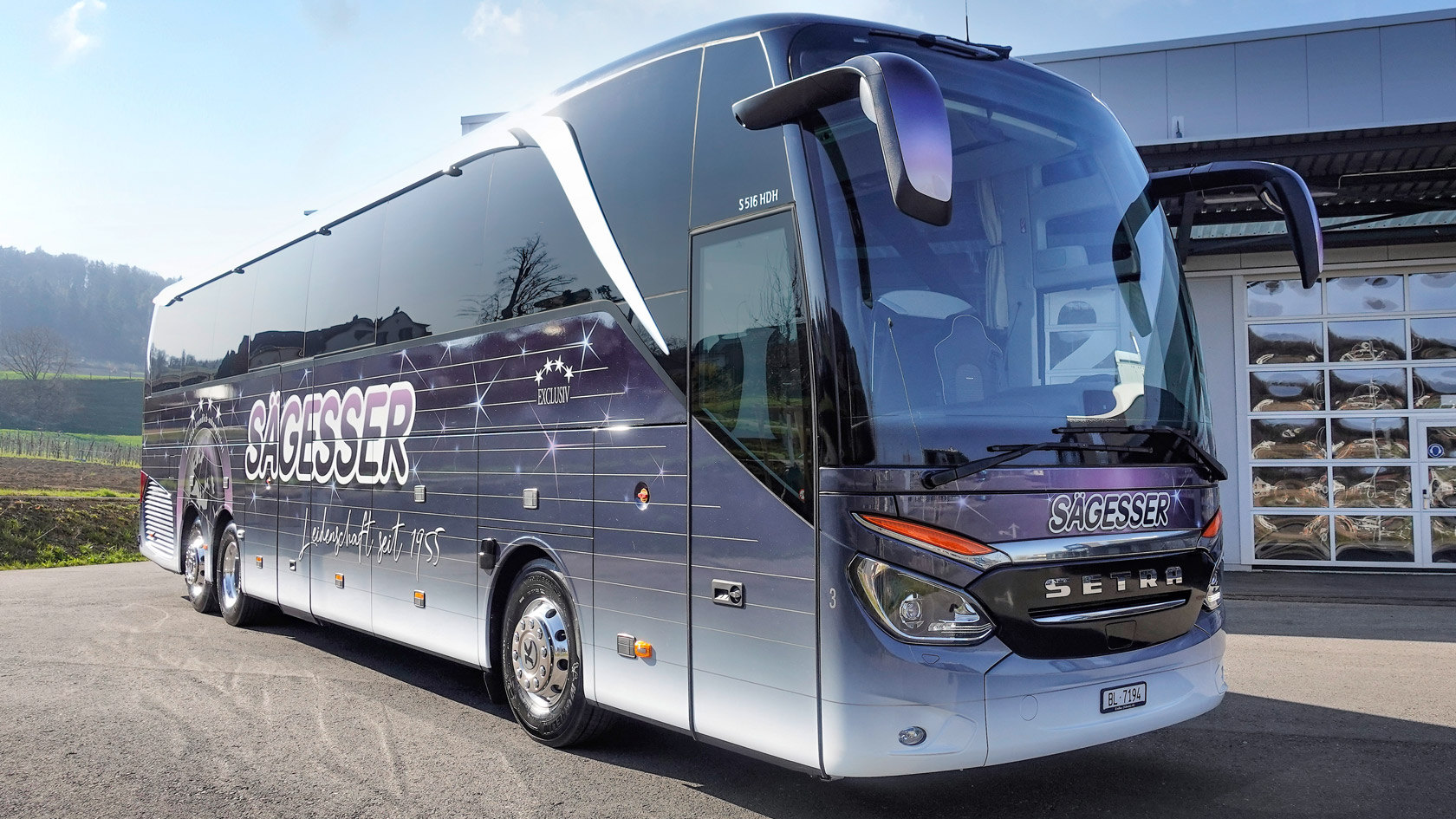 Aktuelles Neuer Setra für Sägesser aus der Schweiz. Setra Buses