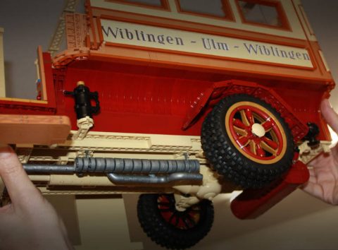 Fahrzeugklassiker als LEGO®‑Unikat.