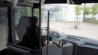 Profesionální ochrana řidičů autobusu.