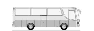 Le Setra S 309 HD : nouveaux rétroviseurs et plus de sécurité.