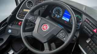 Multifunction steering wheel.